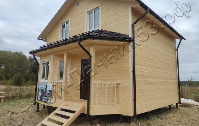 3 Каркасный дом Д-9, 7х7м, 89 М², Московская область, Раменский район, СНТ «ИС Базис» (40)